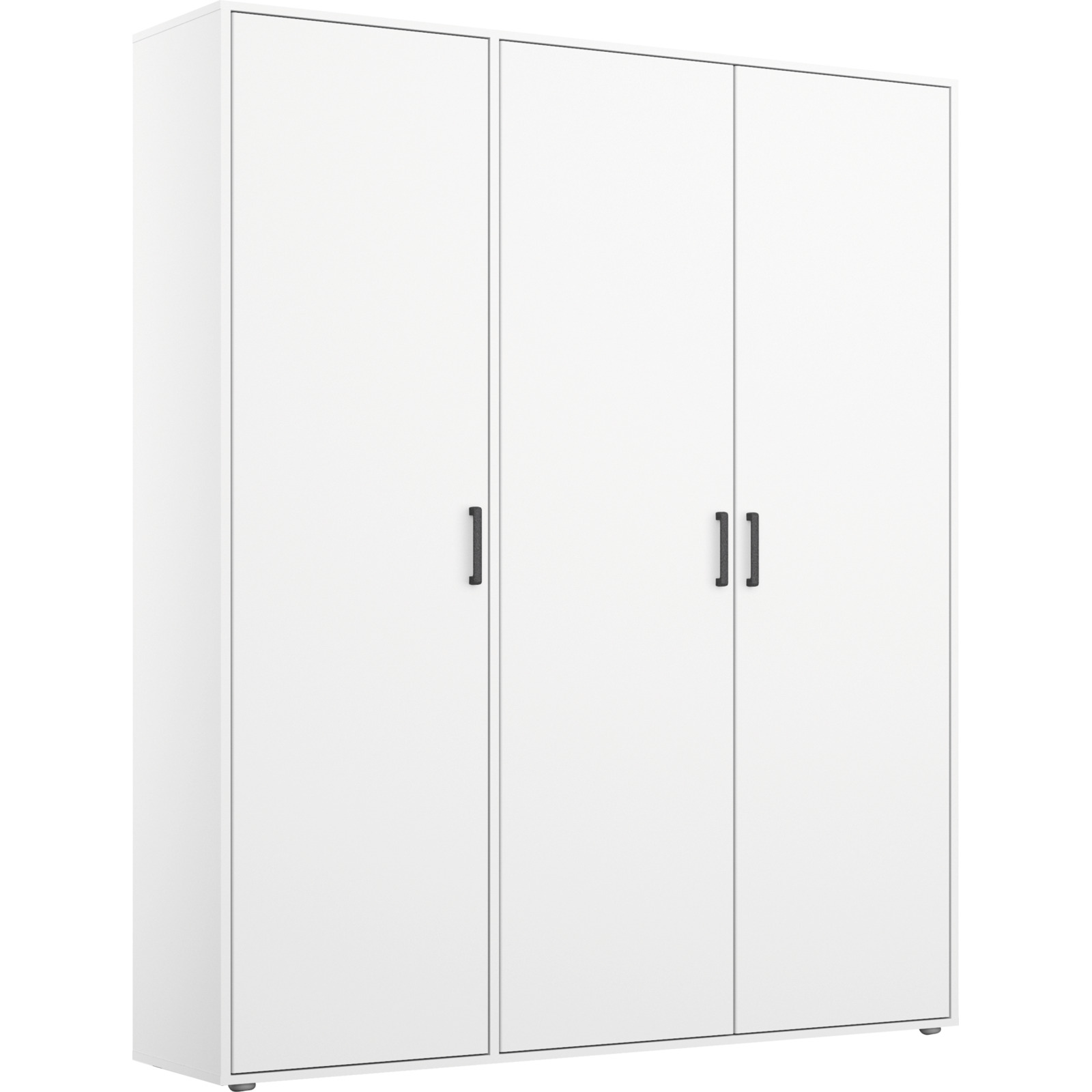 Schrank Voyager Dekor 140 x 194 x 53 cm weiss / weiss