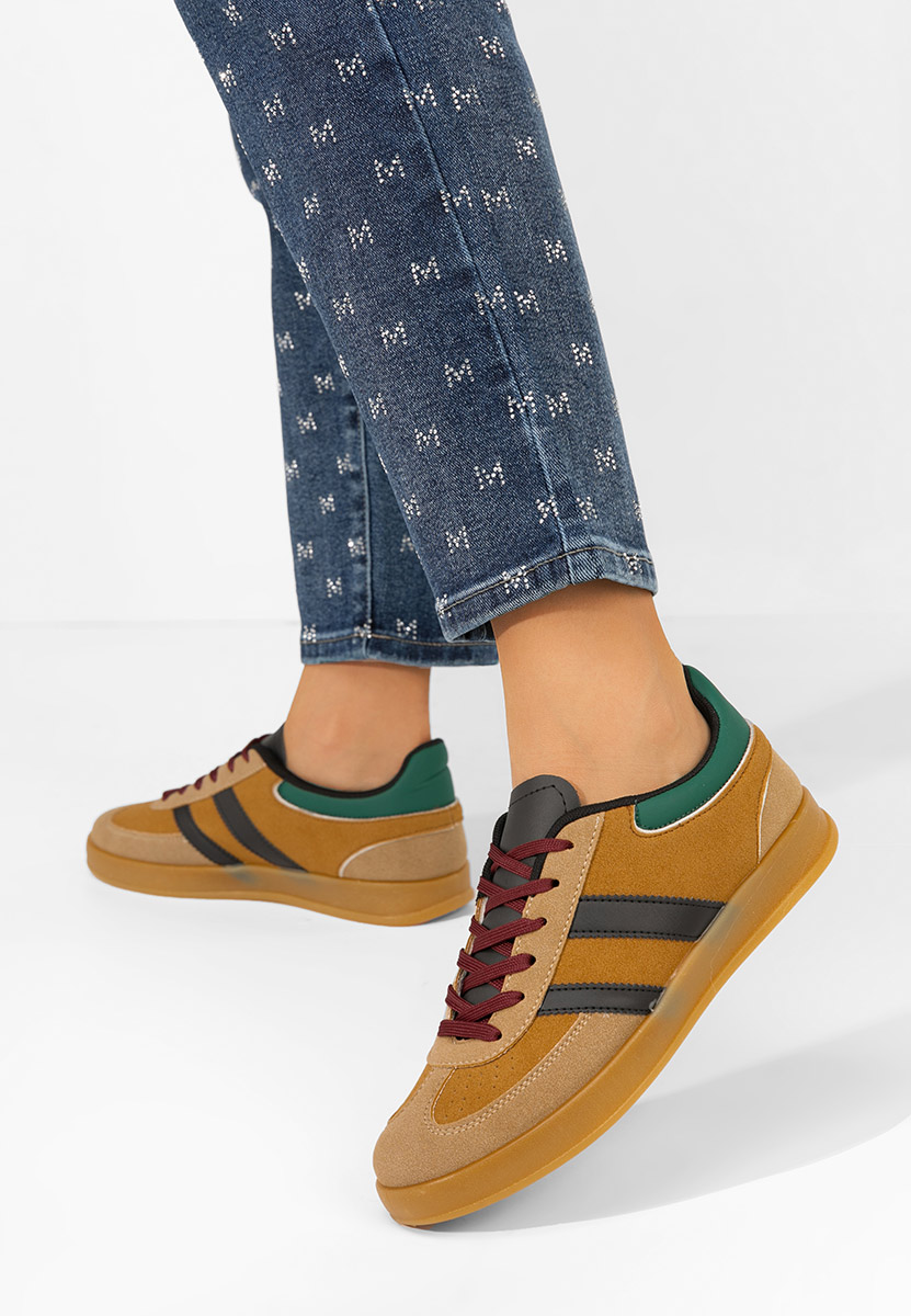 Baskets pour femme bruns Donnetta