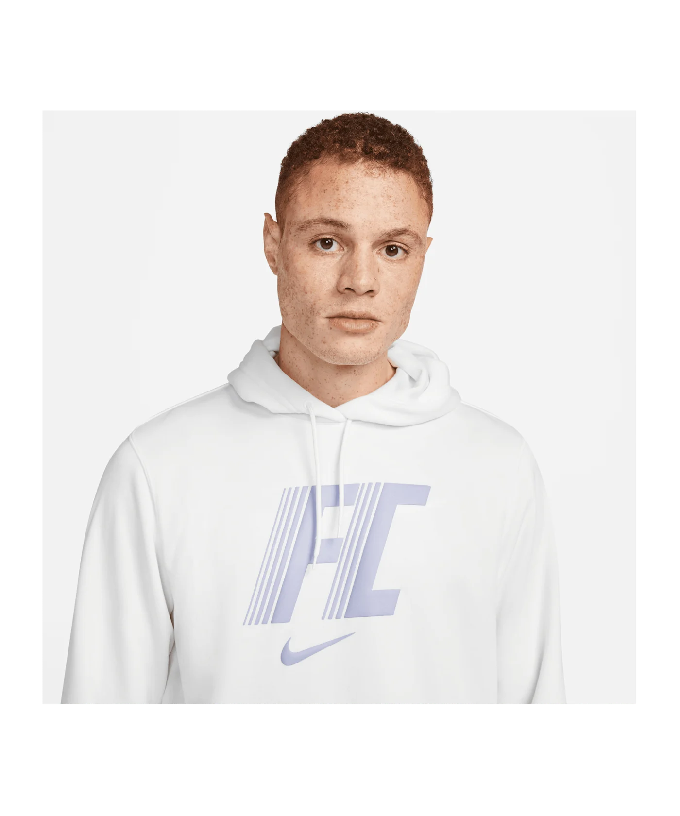 Nike F.C. Fleece Hoody Weiss F121