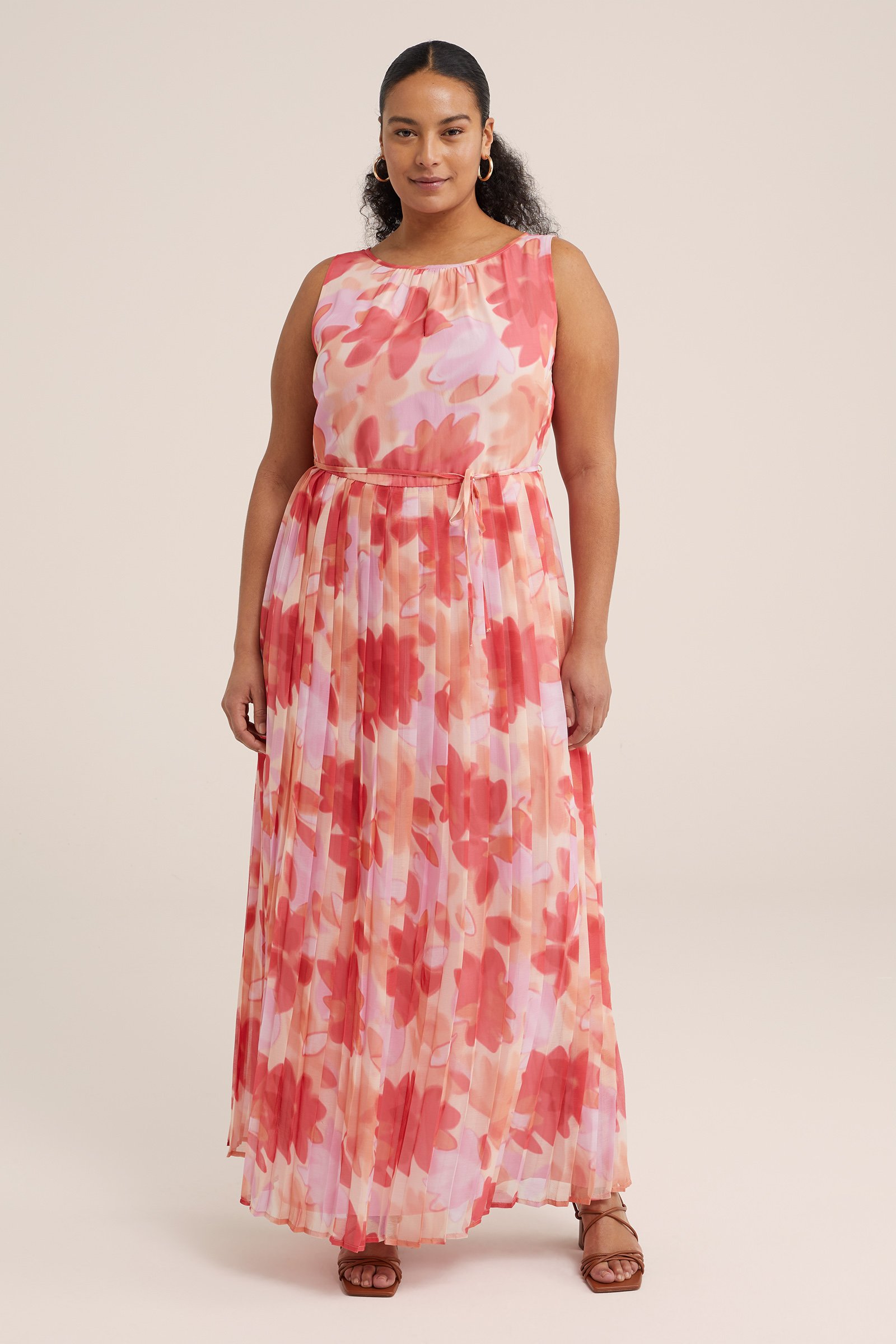 maxi-jurk met dessin - Curve WE Fashion All-over print