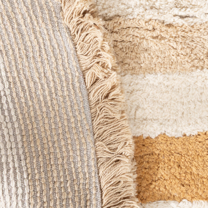 Rond wasbaar kinderkleed - Milo Beige | 100% katoen