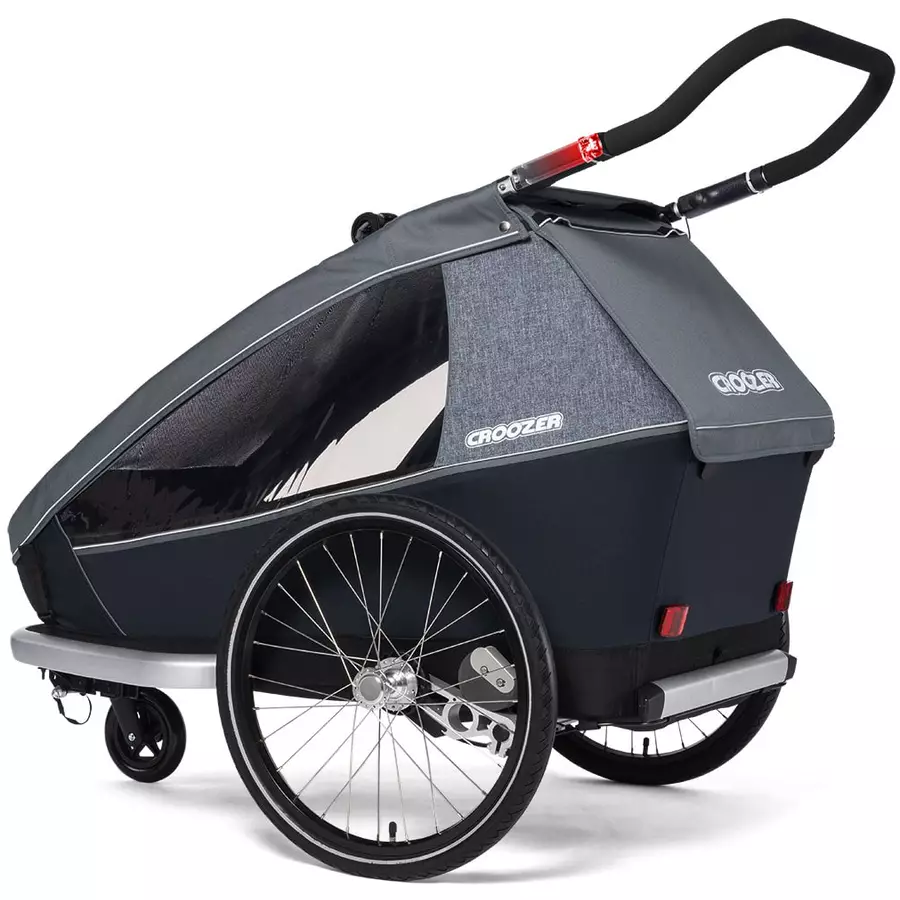 CROOZER Kinderfahrradanhänger Kid Vaaya 2 Graphite blue