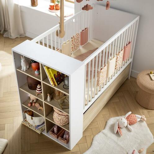 Lit bébé transformable 120x60 - PALOMA - SAUTHON