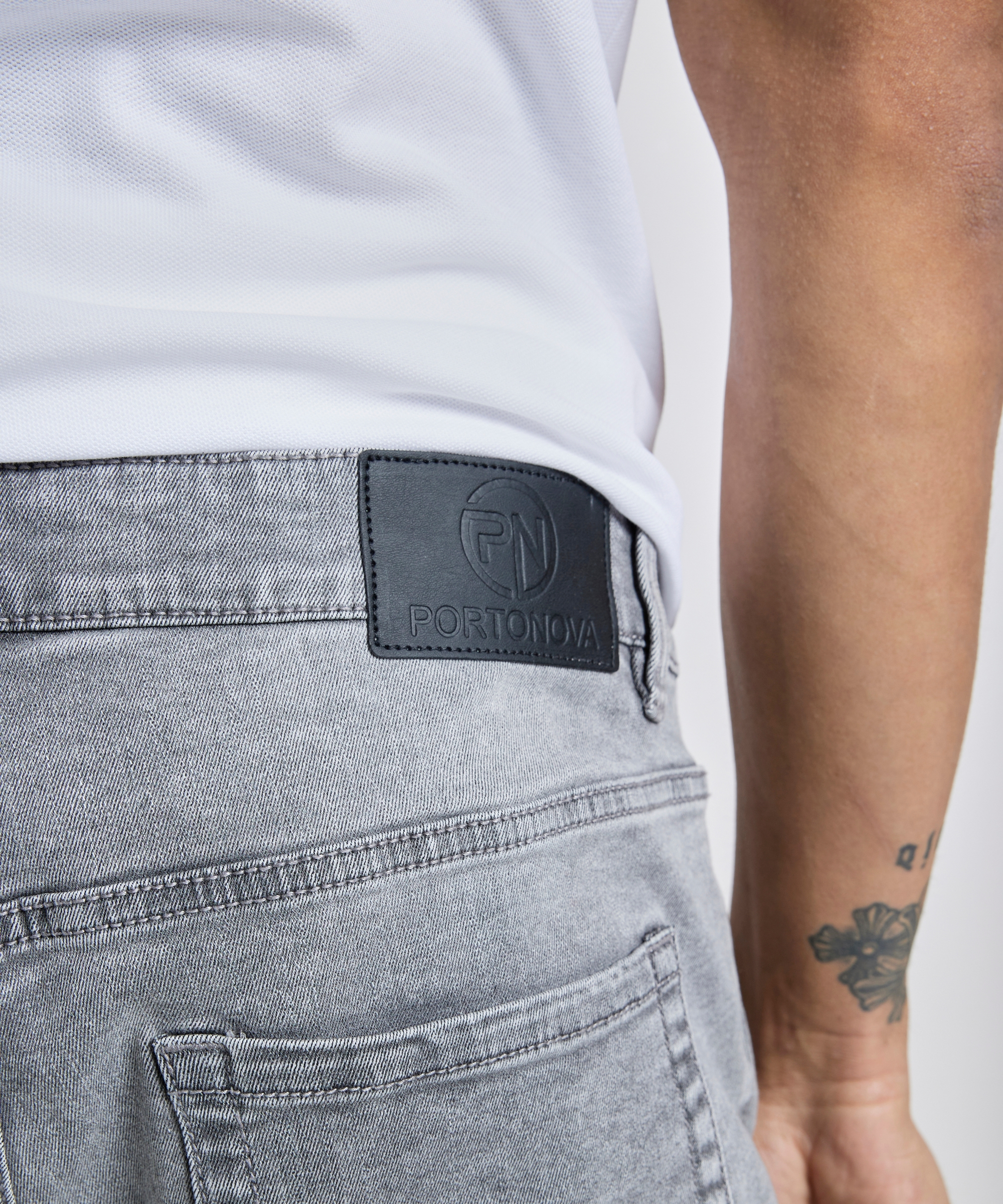 basic slim fit stretch jeans