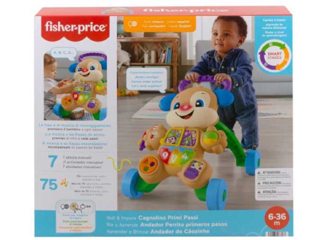 ANDADOR CÃOZINHO FISHER PRICE