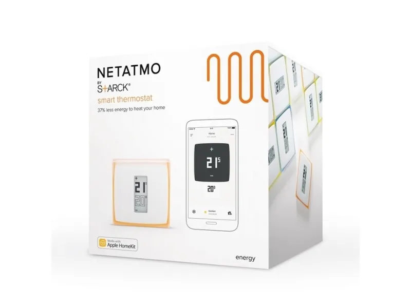 Netatmo Thermostat by Starck - Termostat - trådløs - 802.11b/g/n