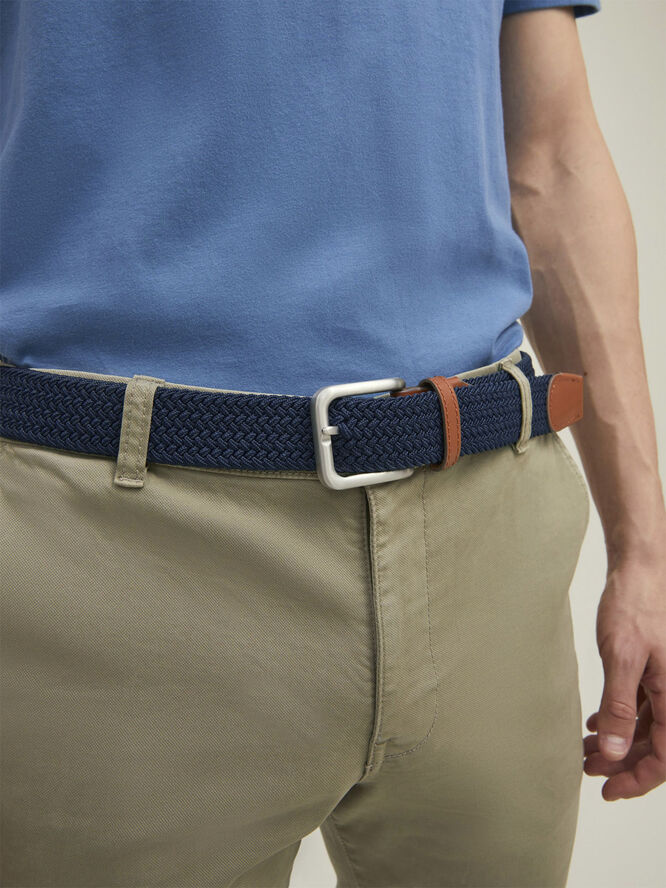 Jack & Jones JACSPRING WOVEN BELT NOOS Blå