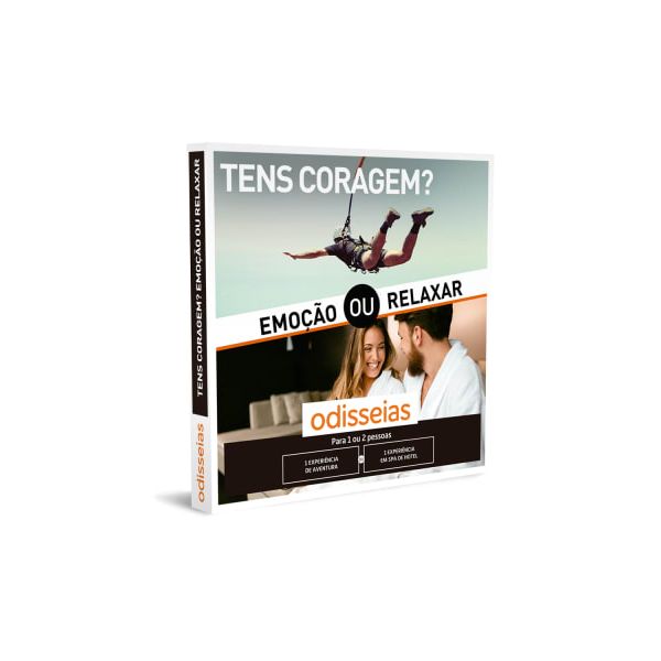 Odisseias Tens Coragem? Emoção ou Relaxar | 250 Experiências à Escolha
