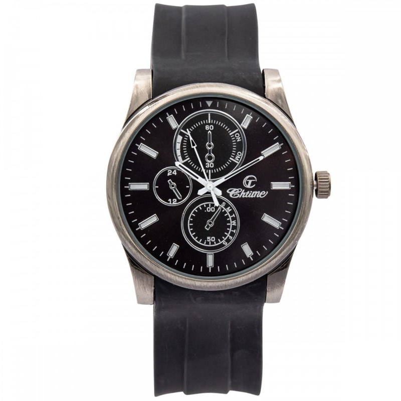 Montre Homme CHTIME bracelet Plastique Noir