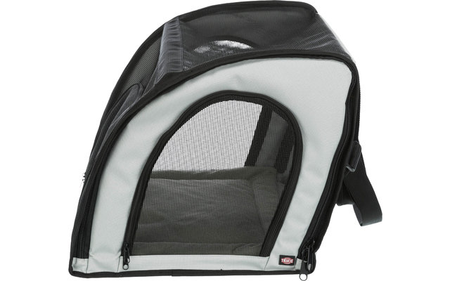 Jollypaw Hunde Autositz 44×37×40 cm grau/schwarz
