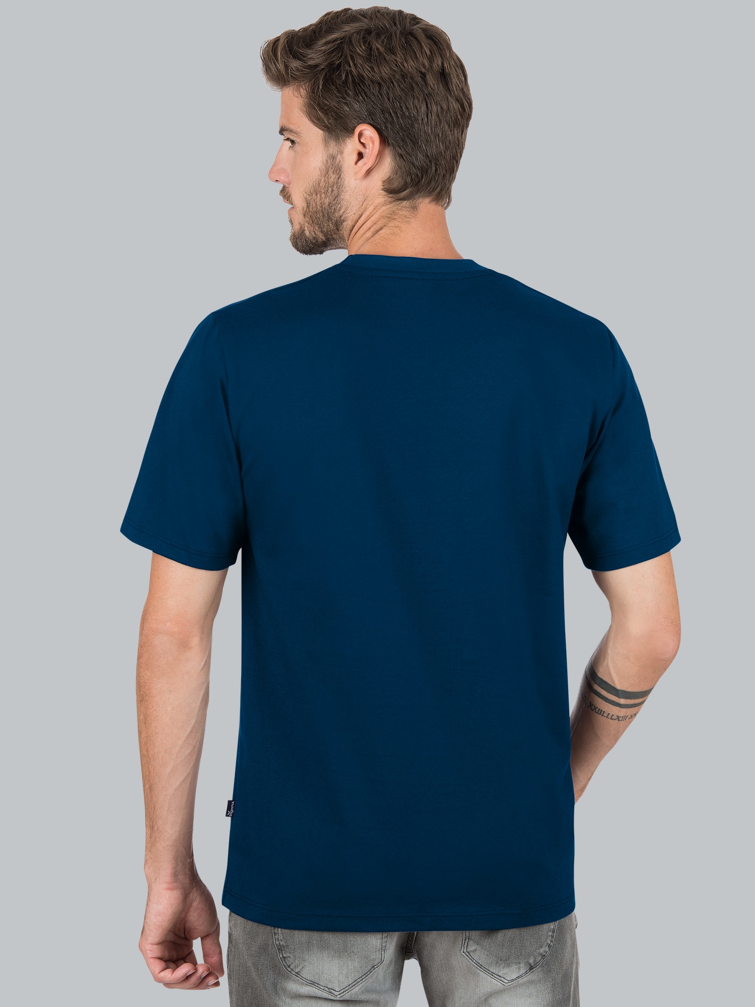 T-Shirt aus 100% Baumwolle Night-blue