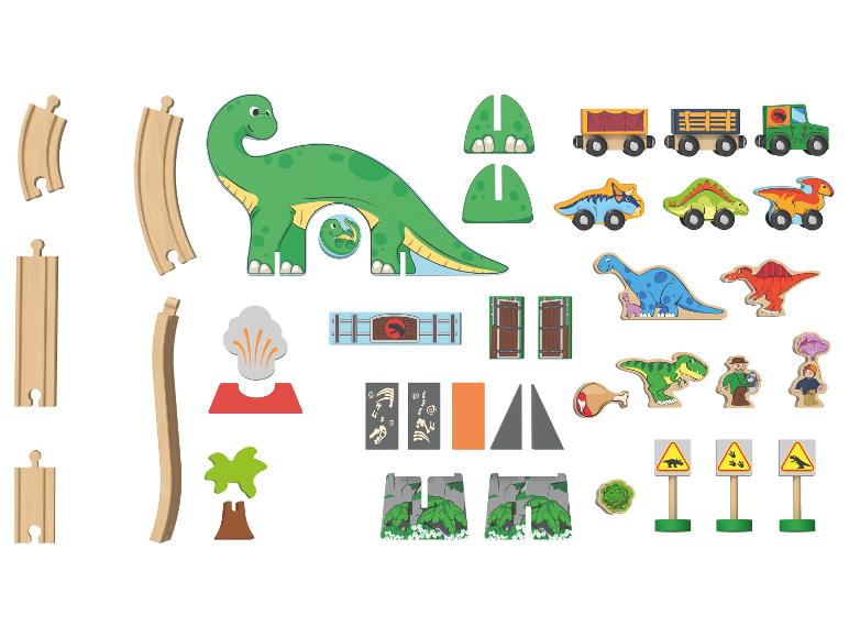 Houten treinset