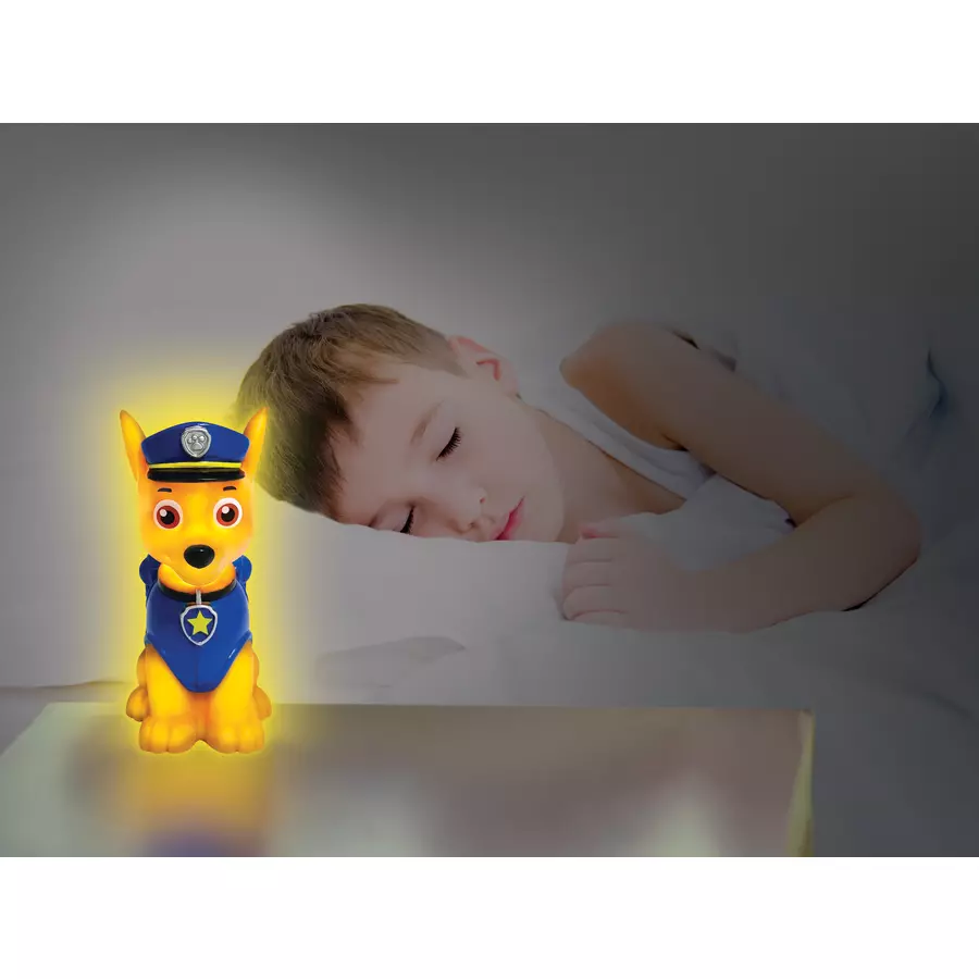 LEXIBOOK Paw Patrol Chase 3D LED-Taschen-Nachtlicht ca. 13cm