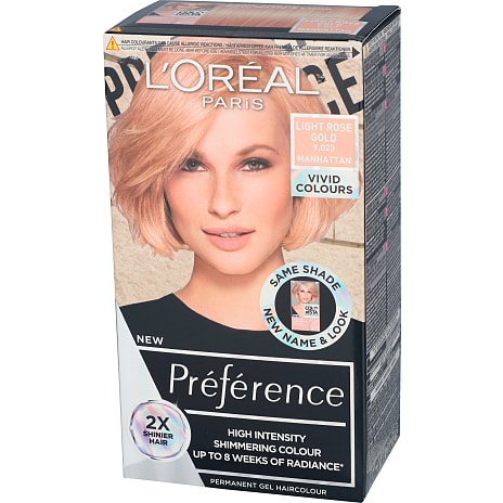 Permanent hårfarve 9.023 Light Rose Gold