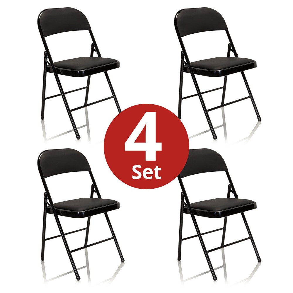 Klappstuhl 4er Pack TUDELA Kunstleder hjh OFFICE