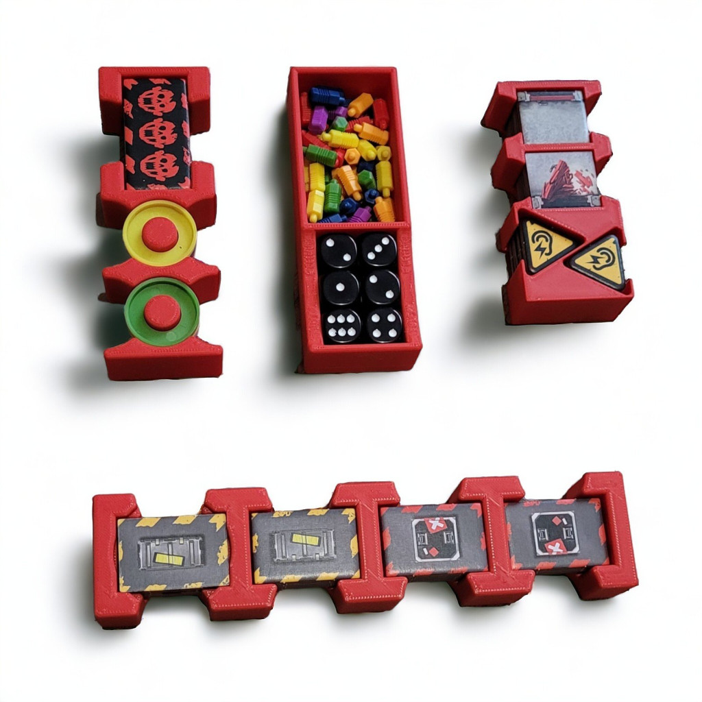 Zombicide 2ème édition - Rangement insert rouge compatible