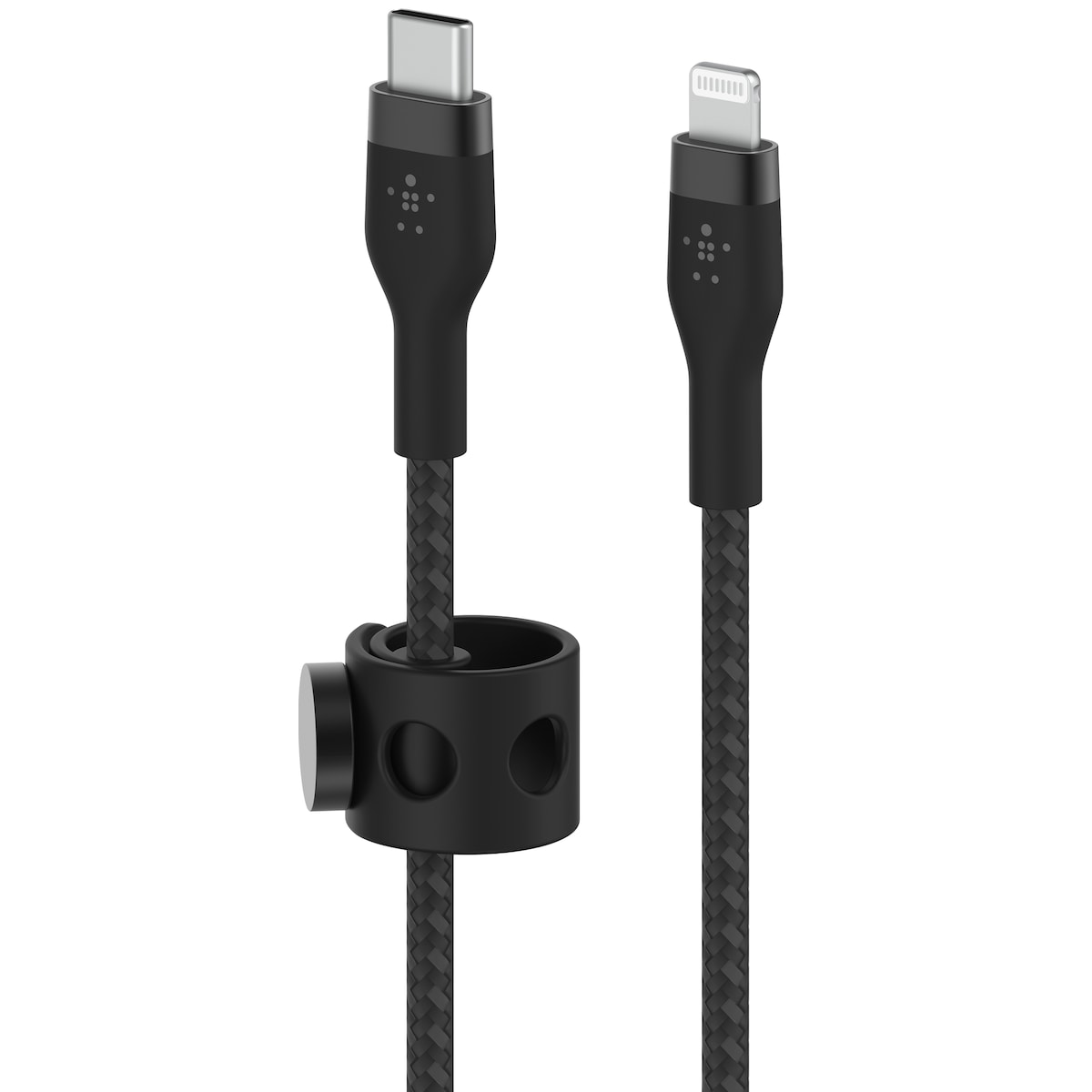 Belkin BoostCharge Pro Flex USB-C til Lightning-kabel (sort)
