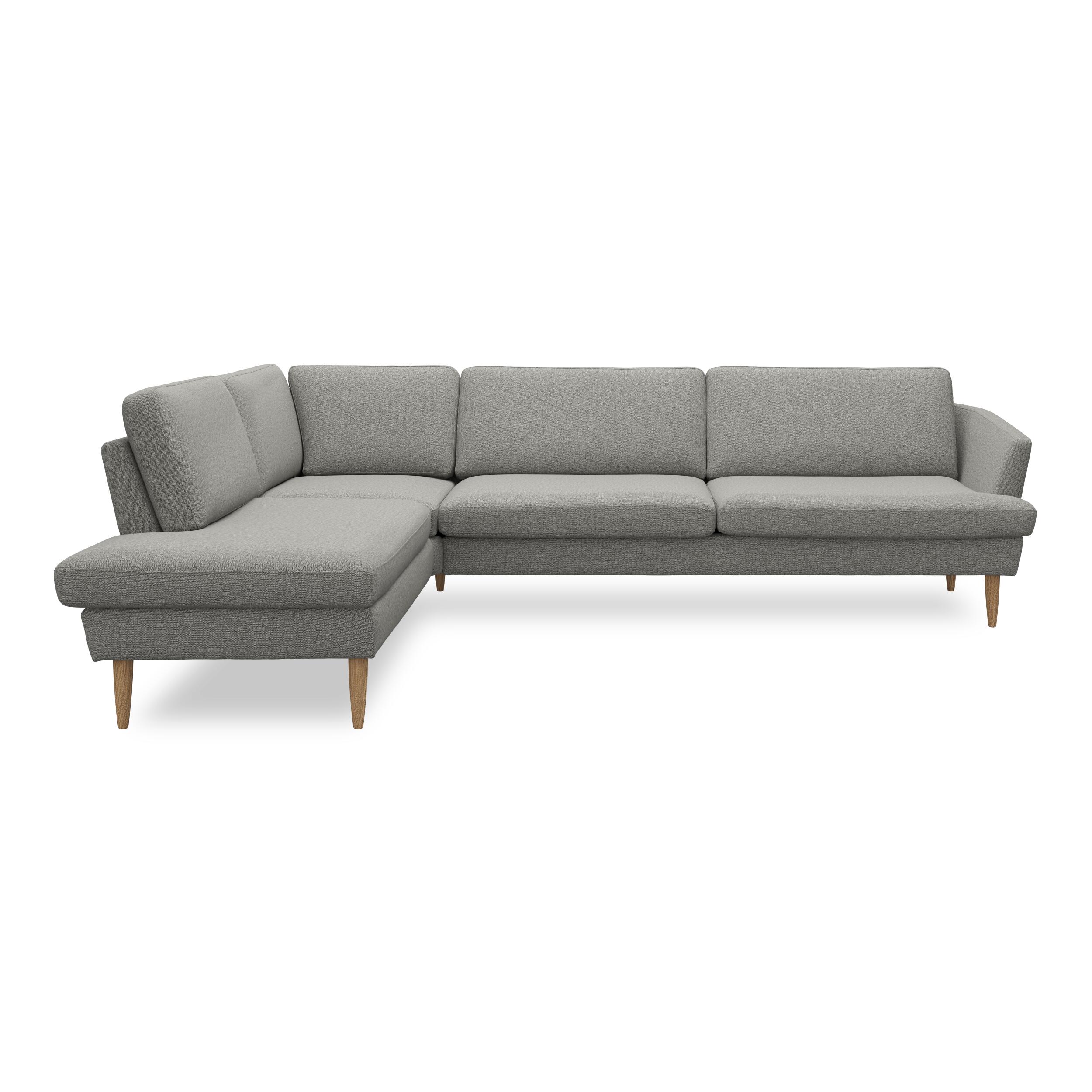 Timian venstrevendt hjørnesofa med pufafslutning