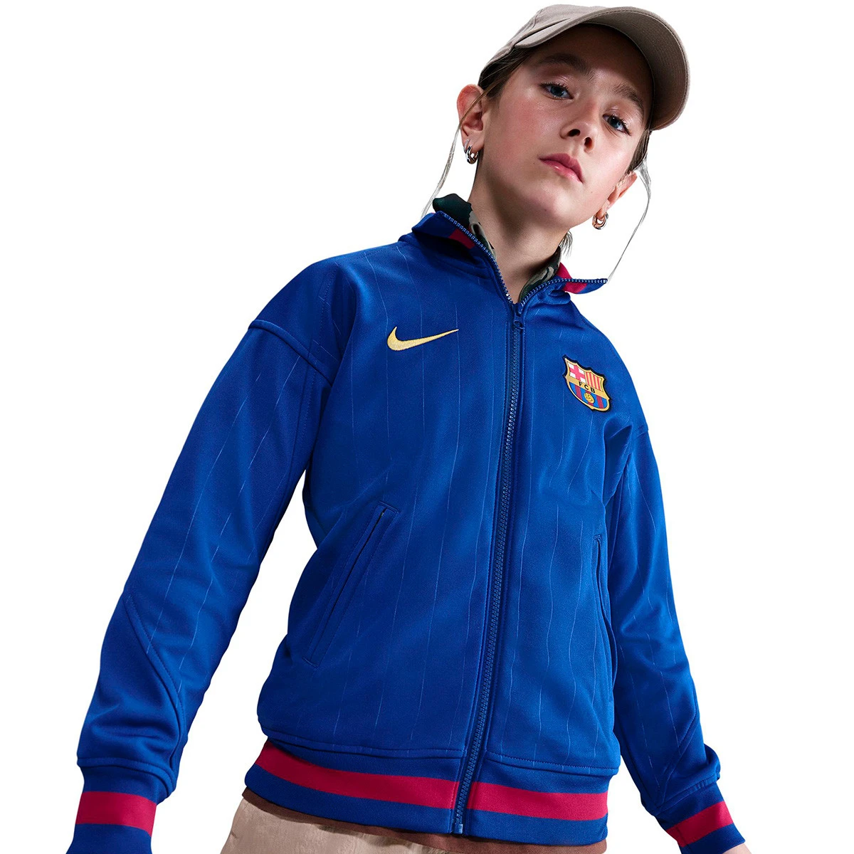 Casaco Nike FC Barcelona Pre-Match 2025-2026 Criança