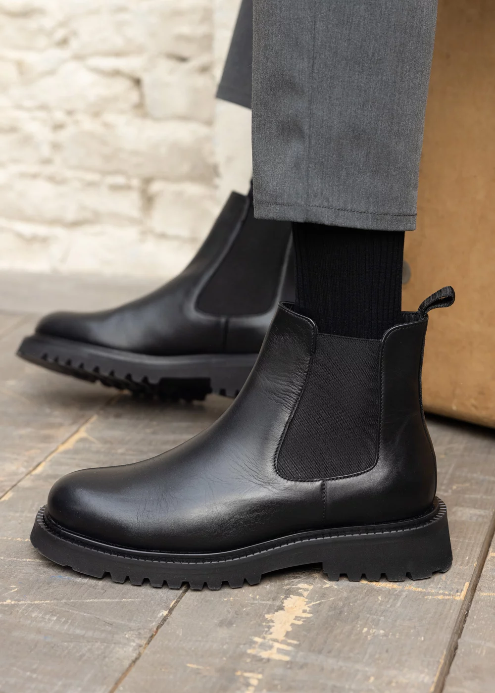 TONINO CUIR NOIR