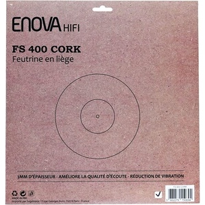 Accessoire platine vinyle Enova Hifi Feutrine en liege FS 400 CORK