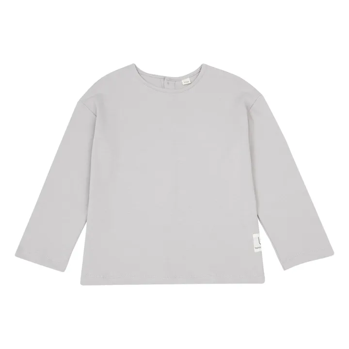 Bamboo Baby Top Oversize Coton Bio | Gris