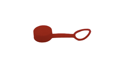 Bouchon Port de Charge Rouge pour Trottinette Électrique Kaabo