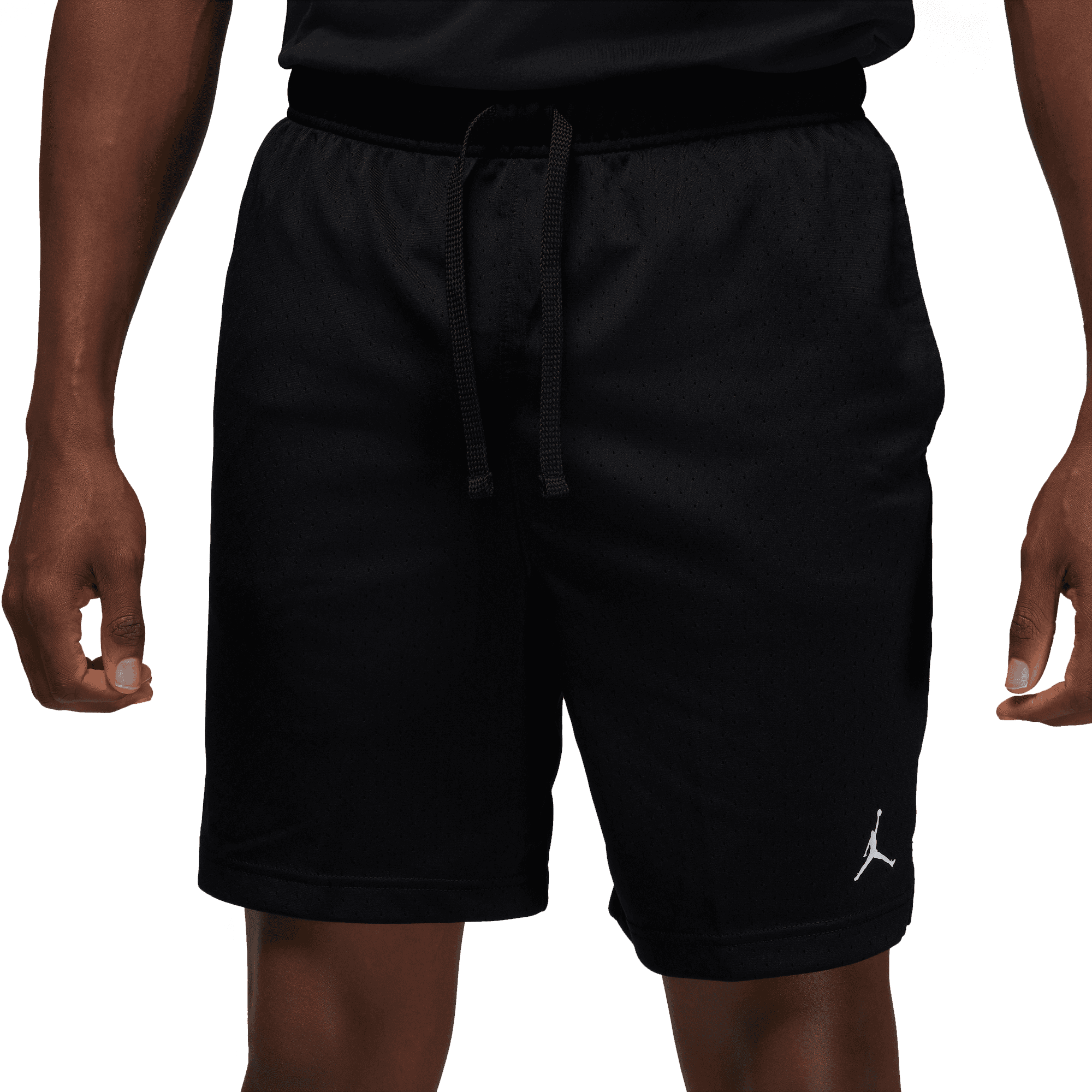 Jordan Mesh Short Schwarz Weiss F010