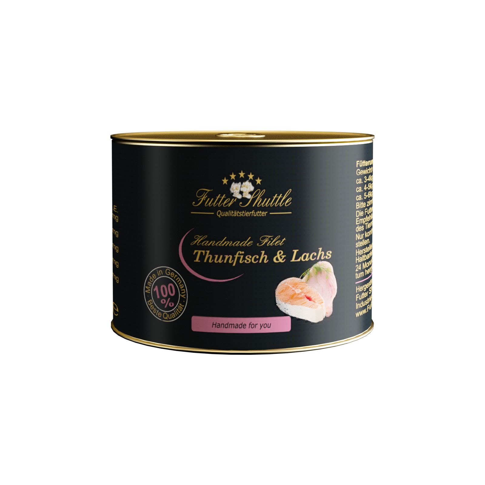 Katzen Nassfutter Filet Thunfisch & Lachs in der Dose