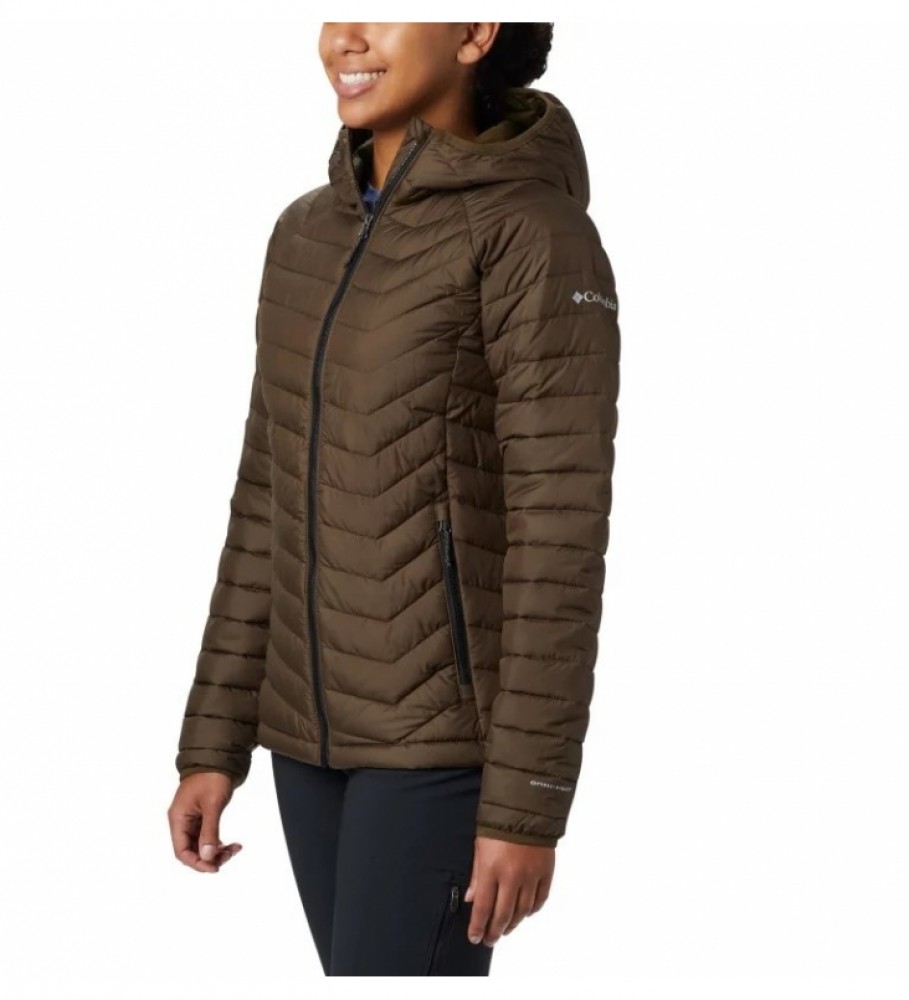 Jaqueta Columbia Powder Lite marrom