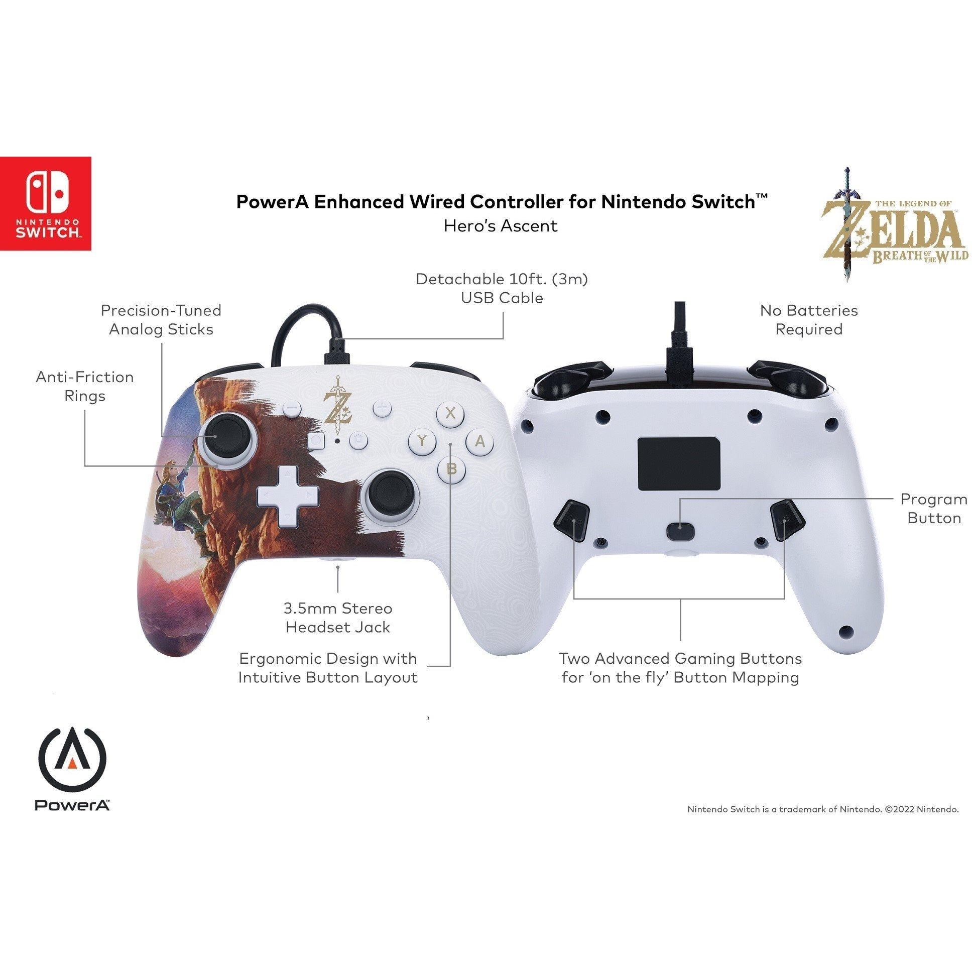 PowerA Enhanced Wired Controller for Nintendo Switch Heros Ascent