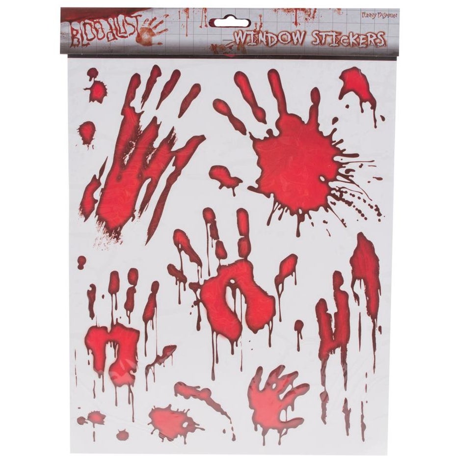 Funny Fashion 74791 raamdecoratie bloedhanden