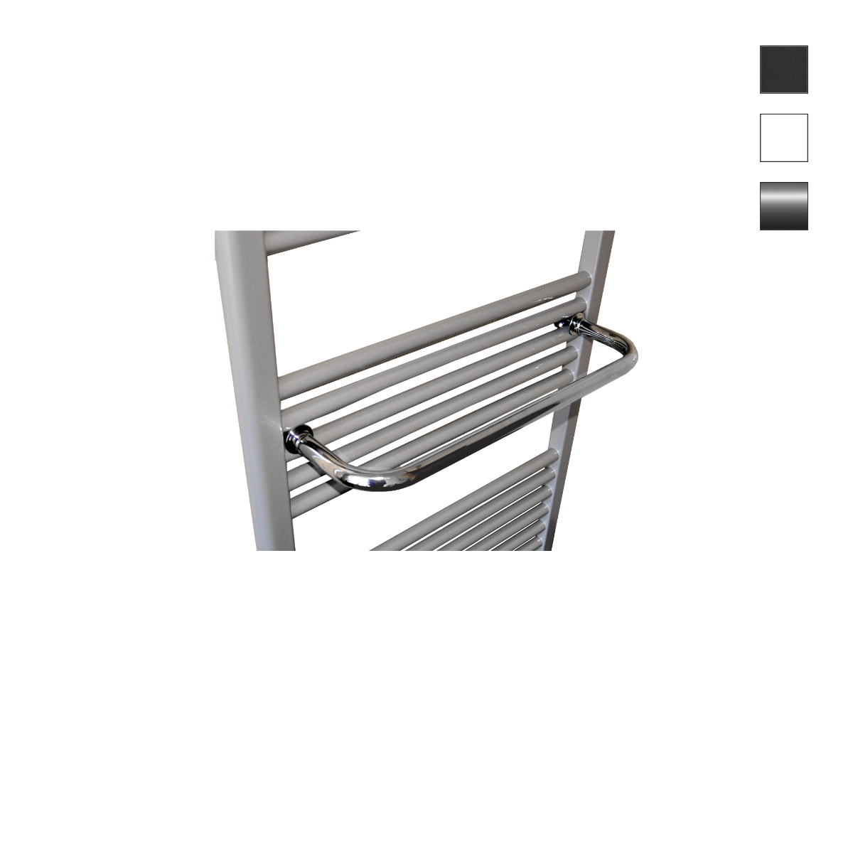 Sanicare handdoekbeugel voor design radiatoren 50cm chroom