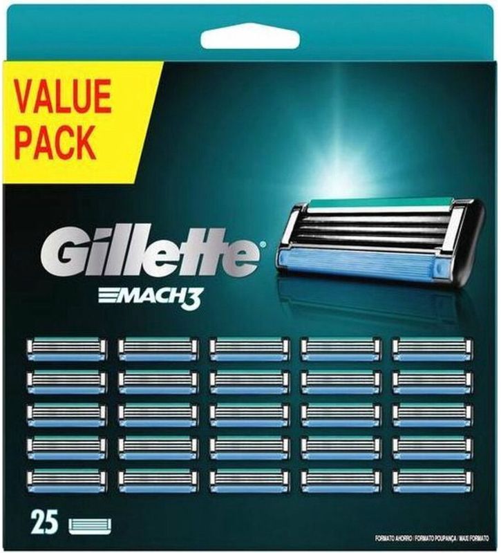 Gillette Mach3 - Scheermesjes - 25 Stuks