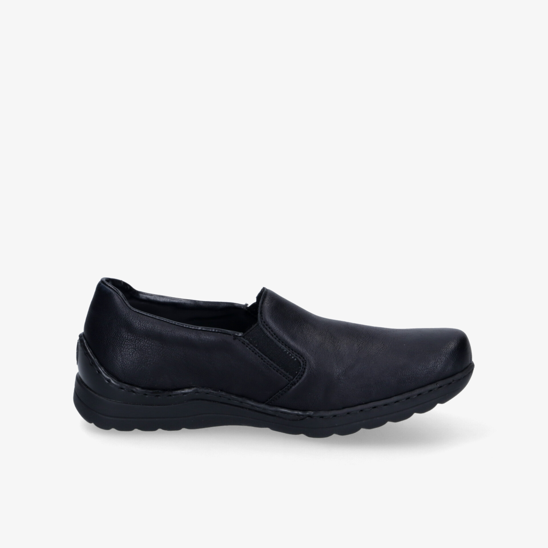 rieker Damen Slipper schwarz