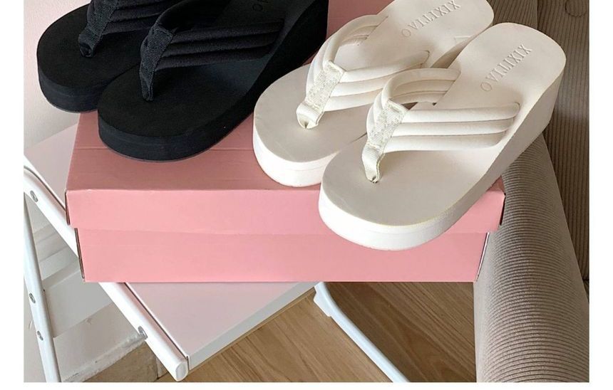 Honkizz - Effen slippers met sleehak