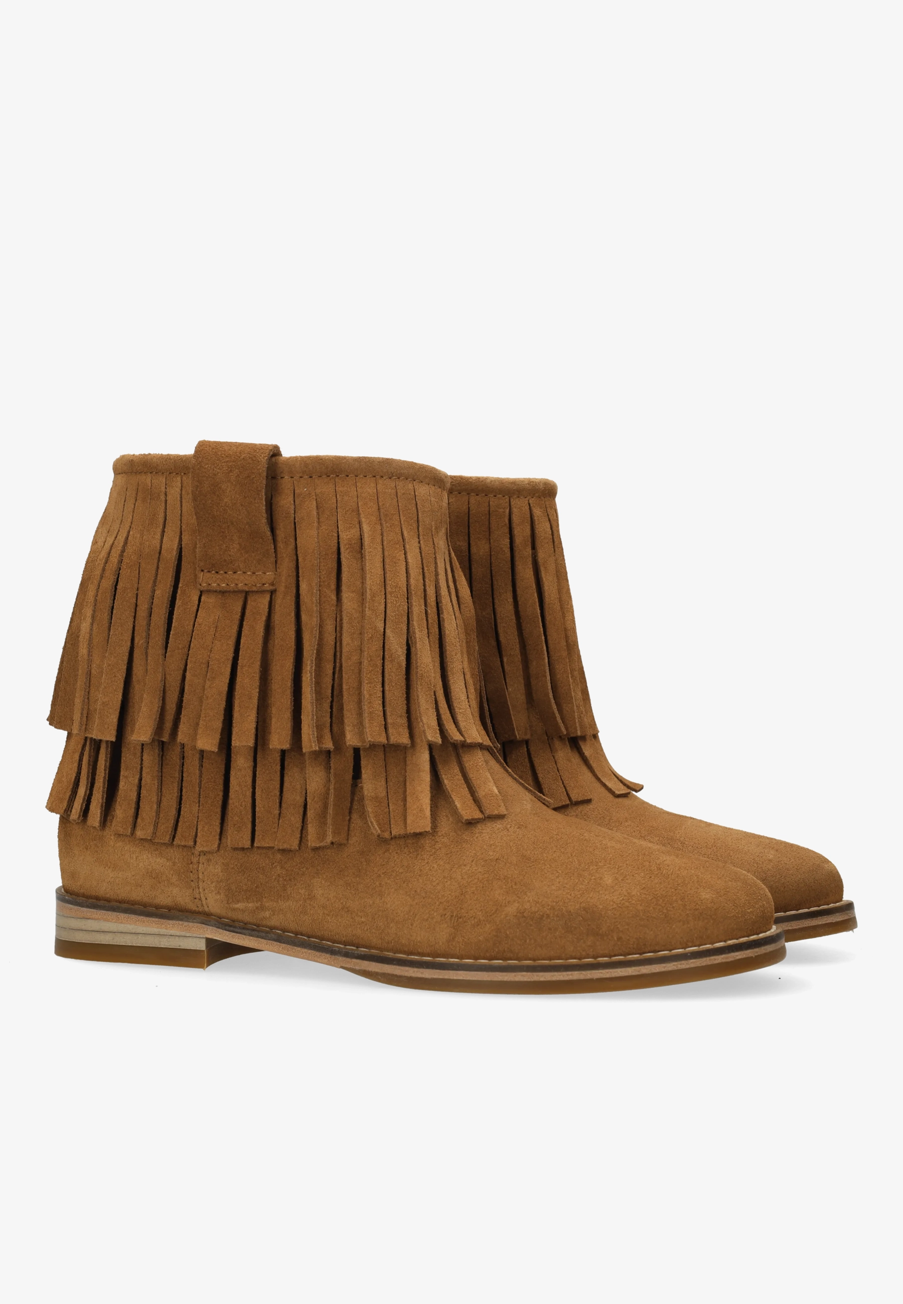 FESTI IBIZA ANKLE BOOT Suede Cognac