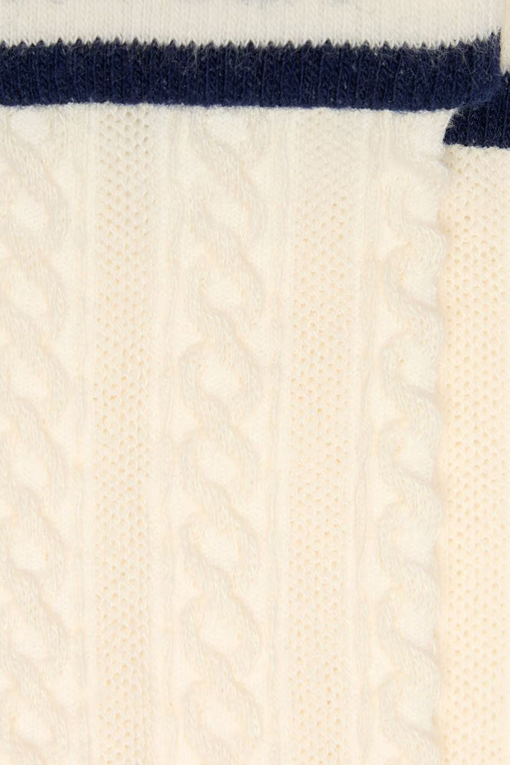 Turn-up cotton socks