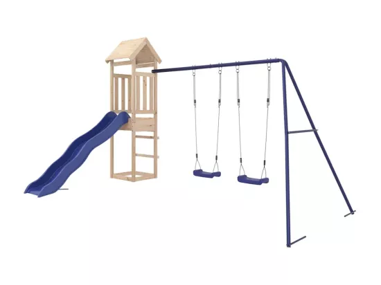 Aire de jeux d'extérieur bois de pin massif