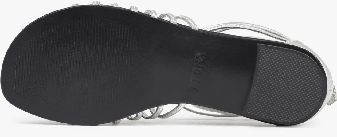 BRONX zilveren bronx sandalen new-alys 84993