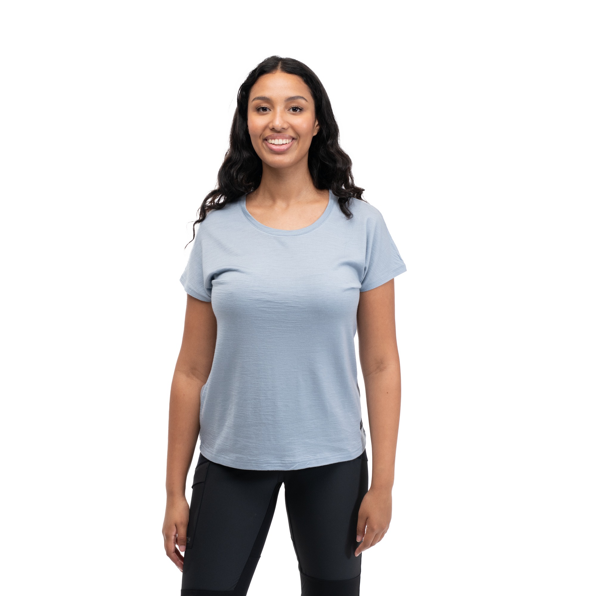 Urban Wool Tee Dame Husky Blue