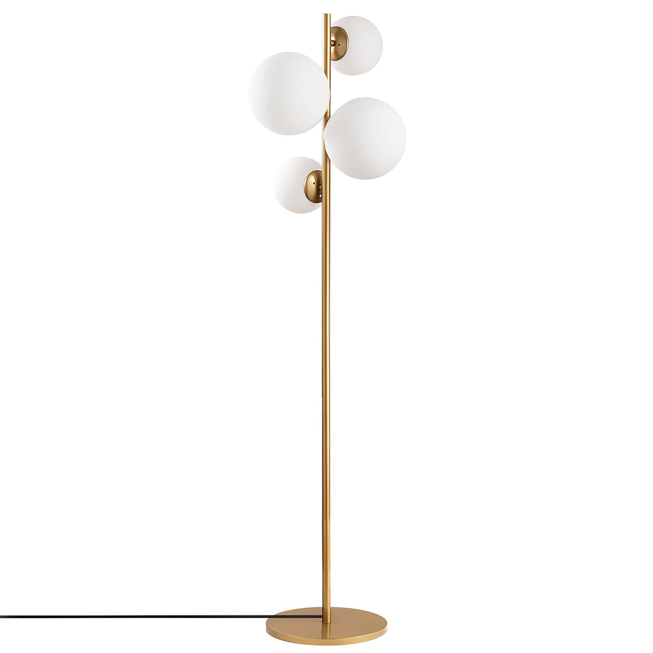 Sheen Lampadaire Fazli noir - 33x33x162 cm