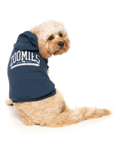 Fuzzyard Zoomies Hoodie Navy - Hondenkleding