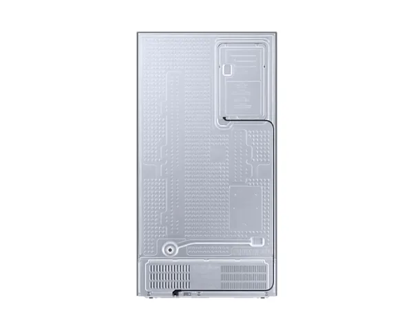 Samsung Family Hub RS6HA8891B1 - Køleskab/fryser - side-by-side med vanddispenser, isdispenser - Wi-Fi - bredde: 91.2 cm - dybde: 71.6 cm - højde: 178 cm - 614 liter - Klasse E - premium sort stål/sort