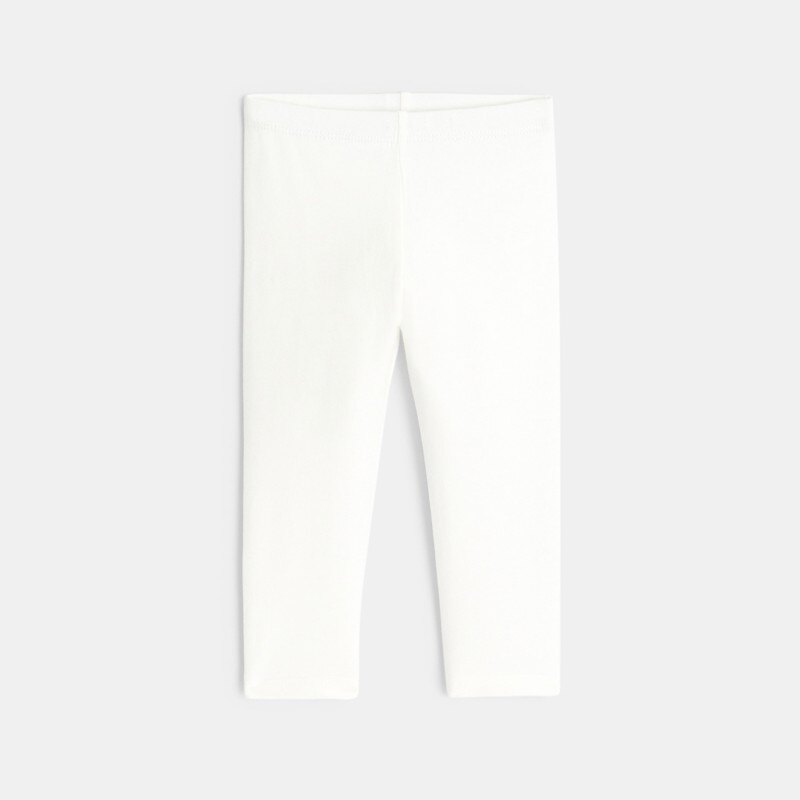 Robe molleton fleurie rose et legging bébé fille Rose
