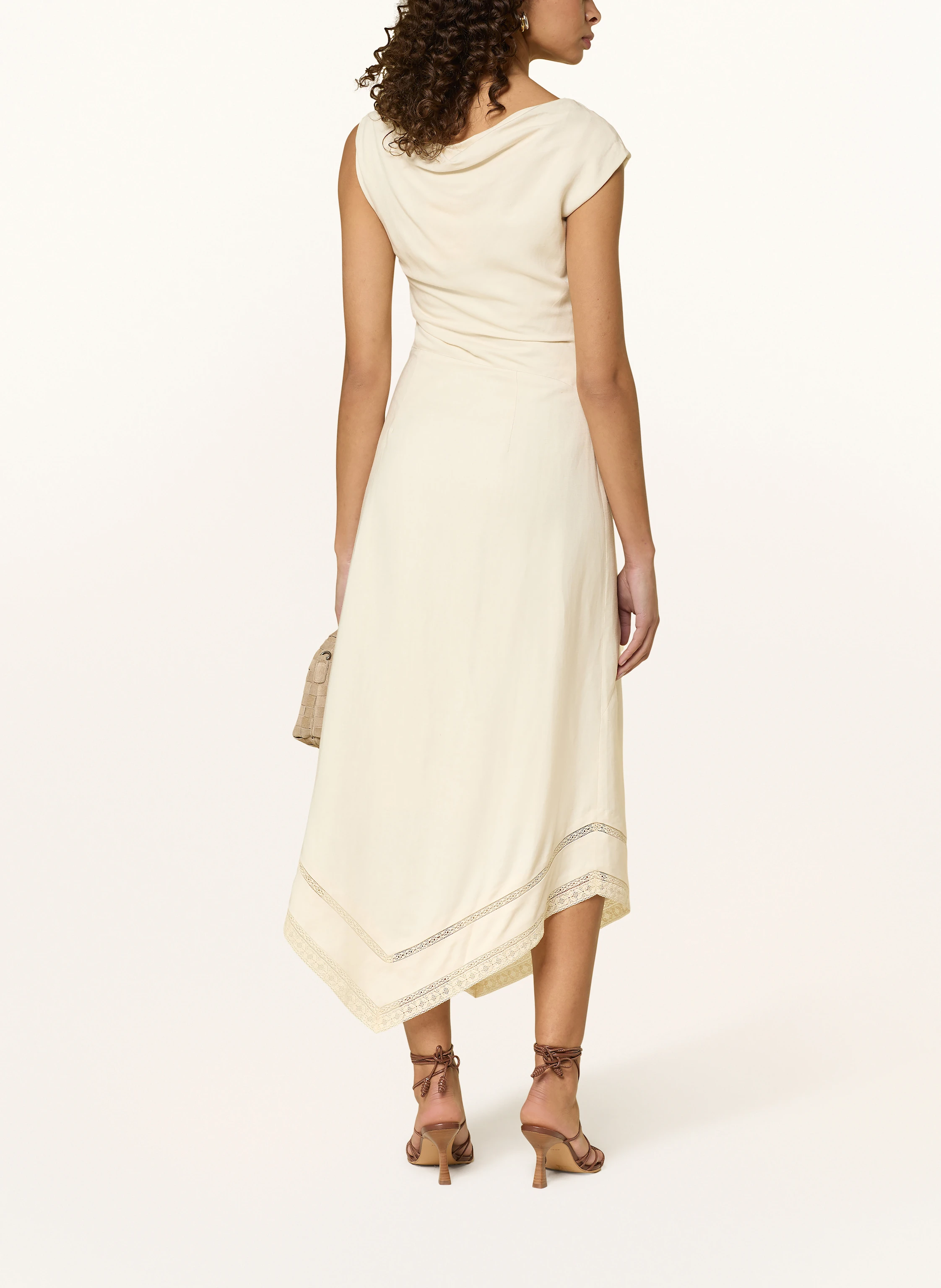 FAITHFULL THE BRAND Kleid ALVA mit Spitze
