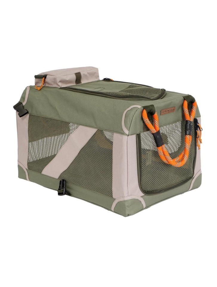 Nordic Paws - Luksus Transportbur, Army XS51x33.5x30.5cm