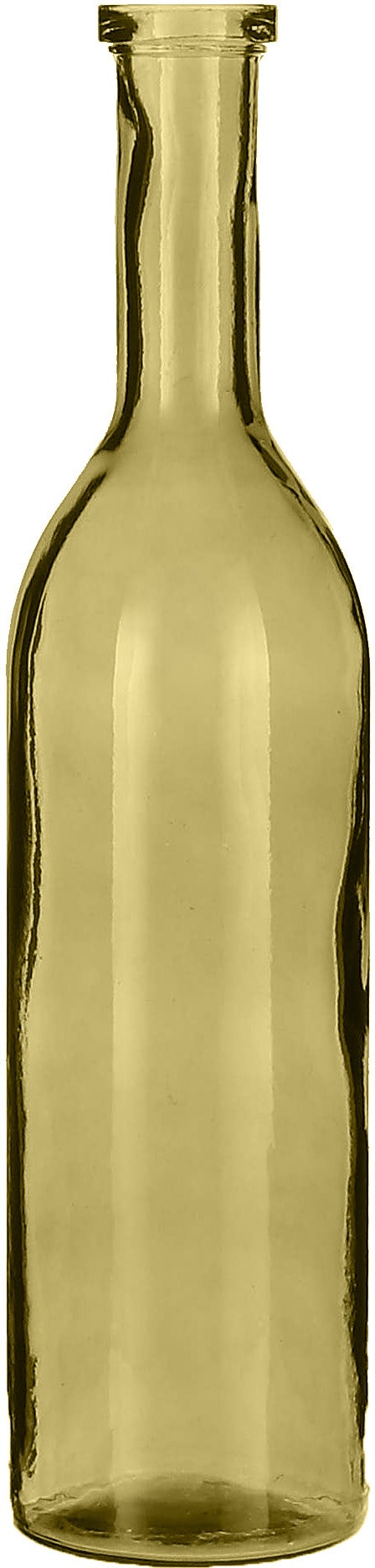 Mica Decorations fles Rioja geel D 18 H 75 cm