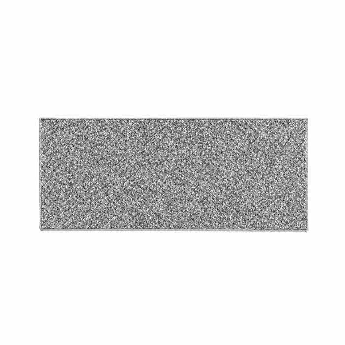 TAPIS RECTANGLE 50X120CM BOUCLETTE LOSI GRIS