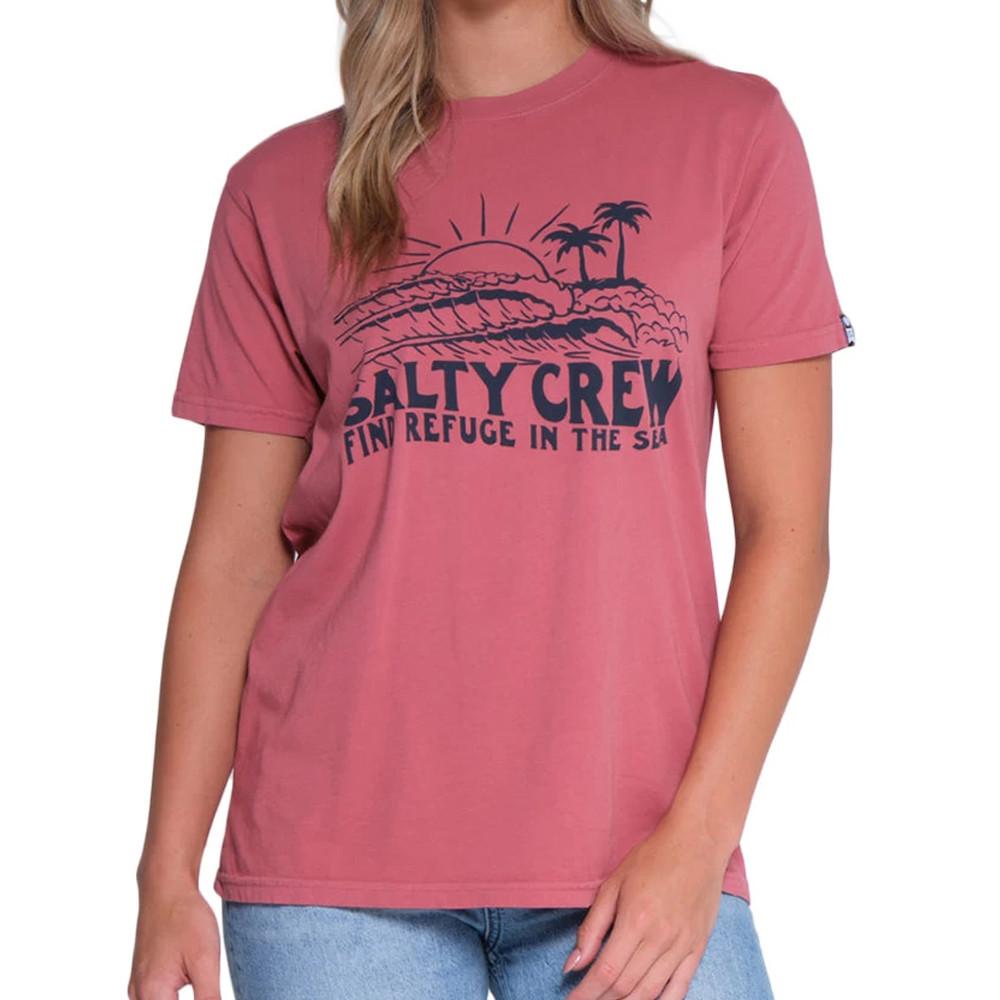 Salty Crew T-shirt Rose Femme Salty Crew Shorebreak